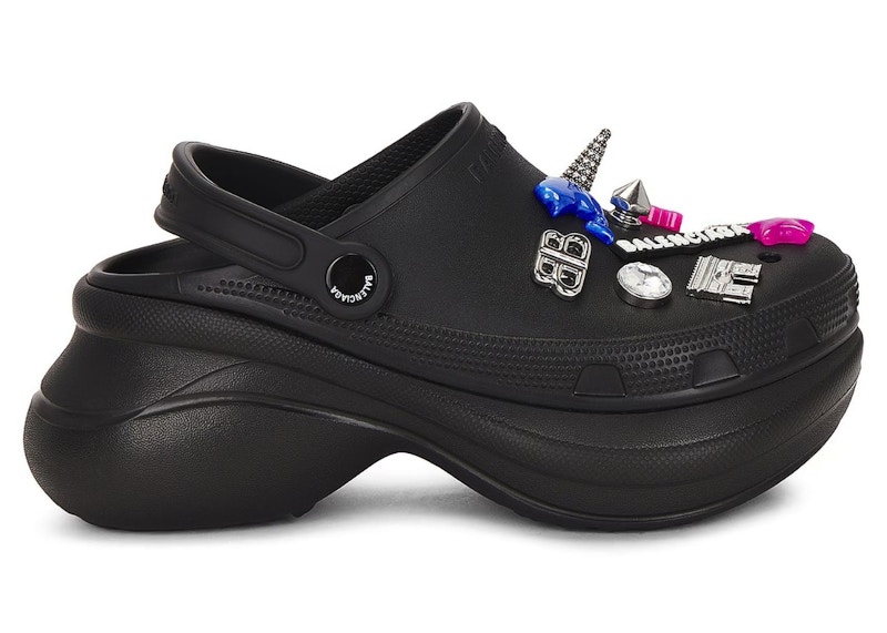 balenciaga x crocs mule black multicolor jibbitz womenx27s – Crocs Sandals Collection for Comfort and Style