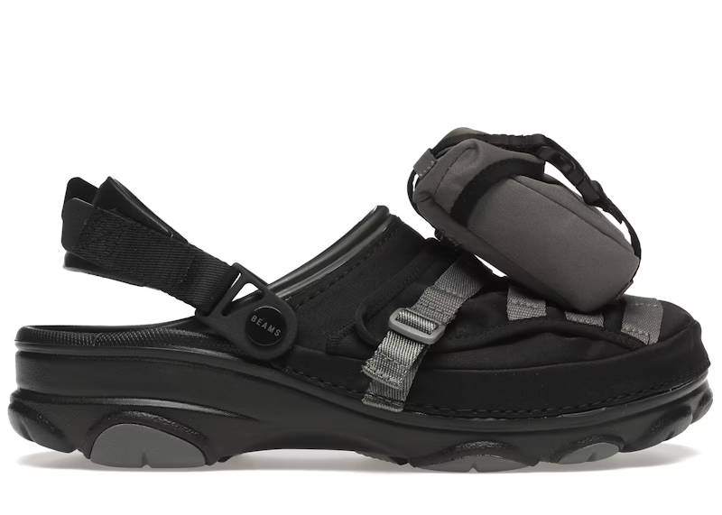 crocs bespoke classic all-terrain beams military black grey – Crocs Sandals Collection for Comfort and Style