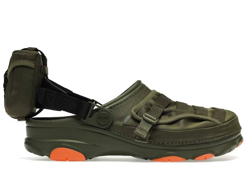 crocs bespoke classic all-terrain beams military olive – Crocs Sandals Collection for Comfort and Style