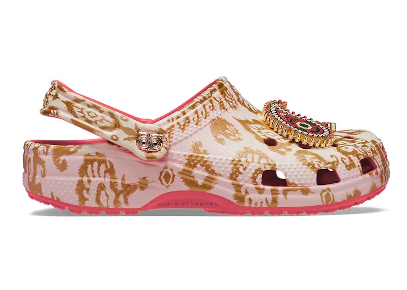 crocs classic clog chumbak ikkat amp paisleys beige – Crocs Sandals Collection for Comfort and Style