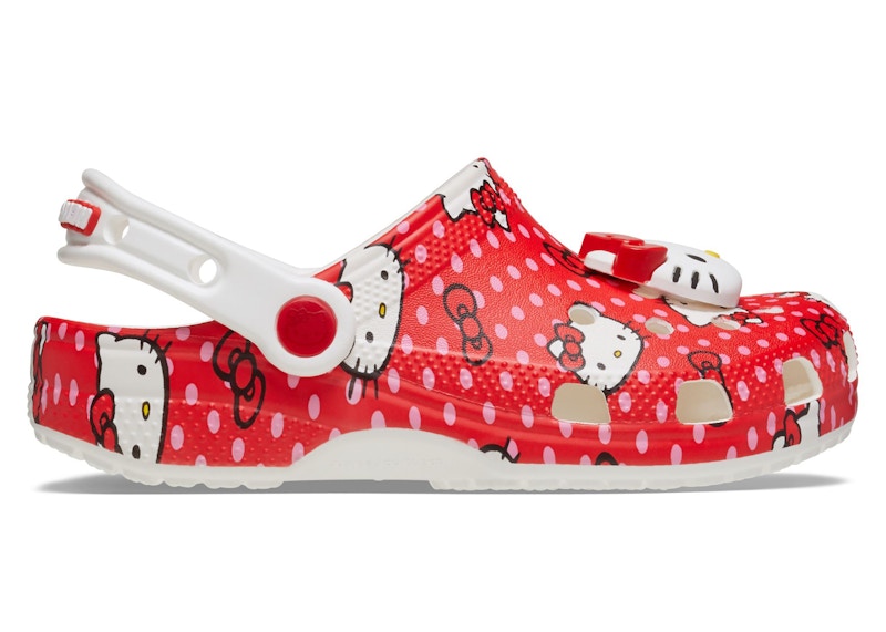 crocs classic clog hello kitty red polka dots kids – Crocs Sandals Collection for Comfort and Style