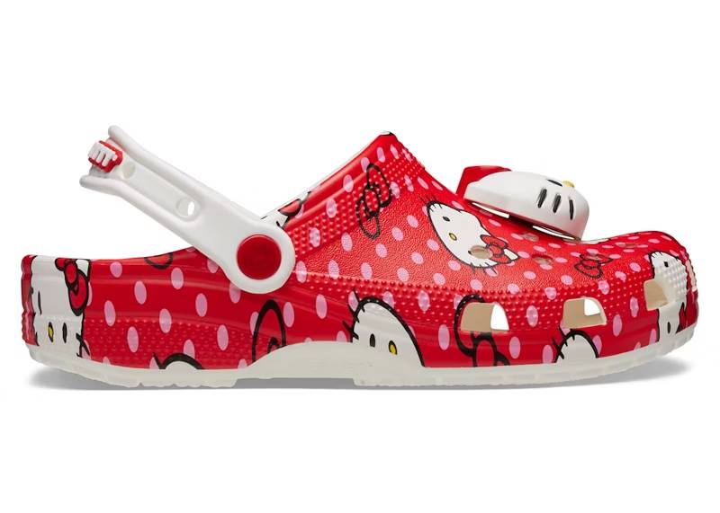 crocs classic clog hello kitty red polka dots – Crocs Sandals Collection for Comfort and Style