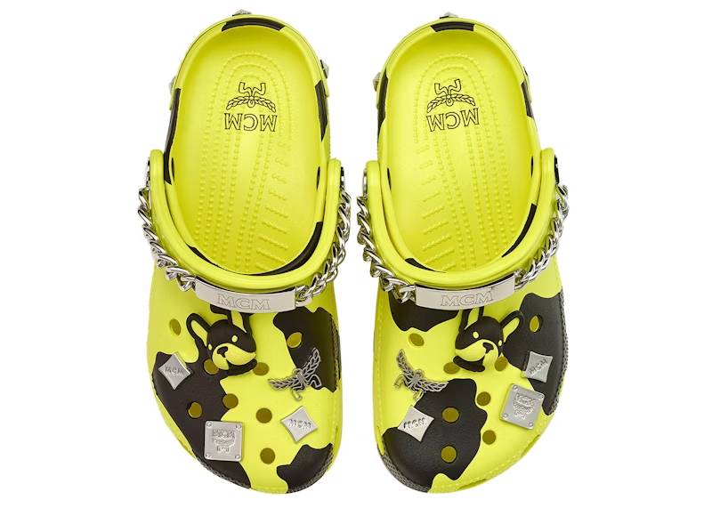 crocs classic clog mcm camoflauge print neon yellow – Crocs Sandals Collection for Comfort and Style