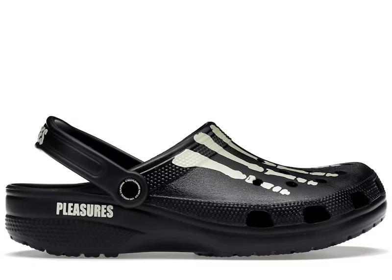 crocs classic clog pleasures skeleton black glow – Crocs Sandals Collection for Comfort and Style