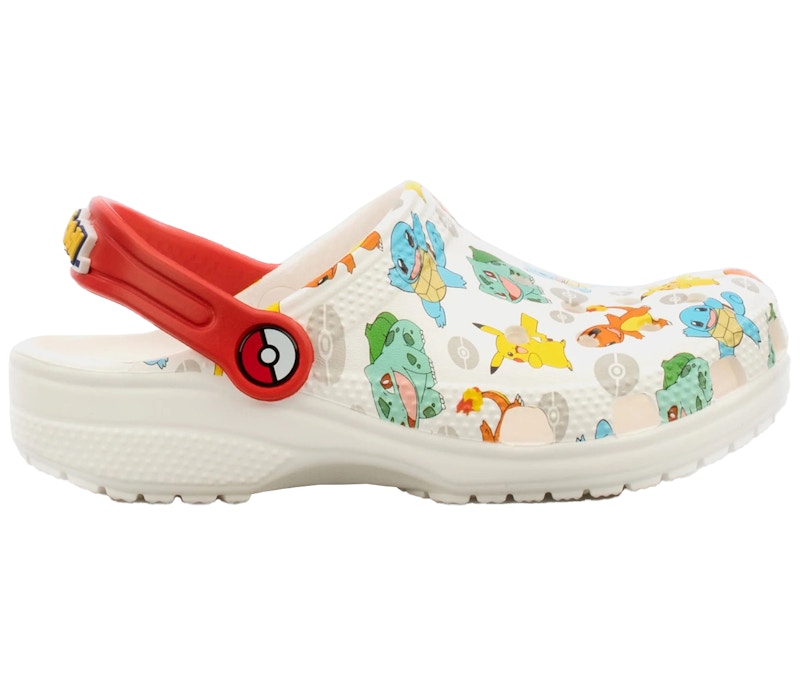 crocs classic clog pokemon white kids – Crocs Sandals Collection for Comfort and Style