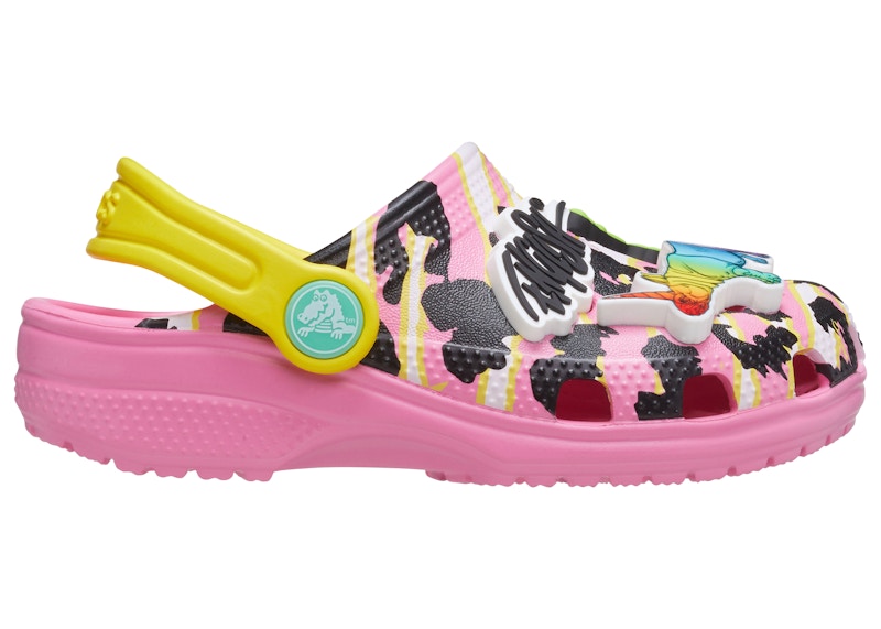 crocs classic clog ron english party animals cheetah pink ps – Crocs Sandals Collection for Comfort and Style