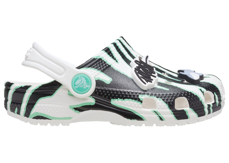 crocs classic clog ron english party animals zebra white td – Crocs Sandals Collection for Comfort and Style