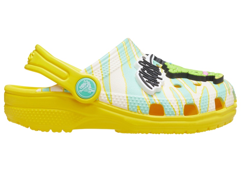 crocs classic clog ron english party animals zebra yellow td – Crocs Sandals Collection for Comfort and Style