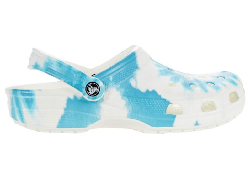 crocs classic clog tie dye digital aqua – Crocs Sandals Collection for Comfort and Style