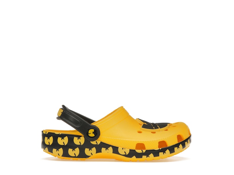 crocs classic clog wu-tang clan yellow kids – Crocs Sandals Collection for Comfort and Style