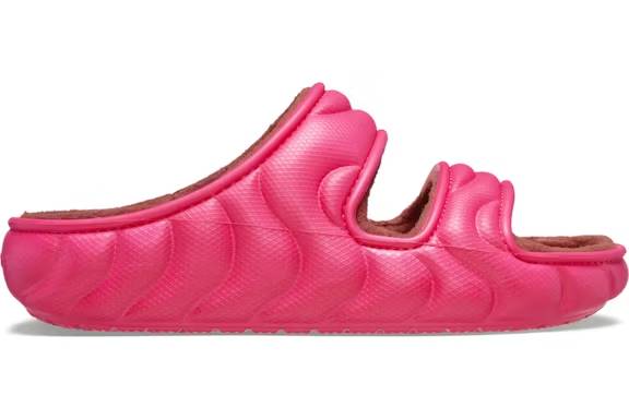 crocs classic cozzzy overpuff sandal dragon fruit – Crocs Sandals Collection for Comfort and Style