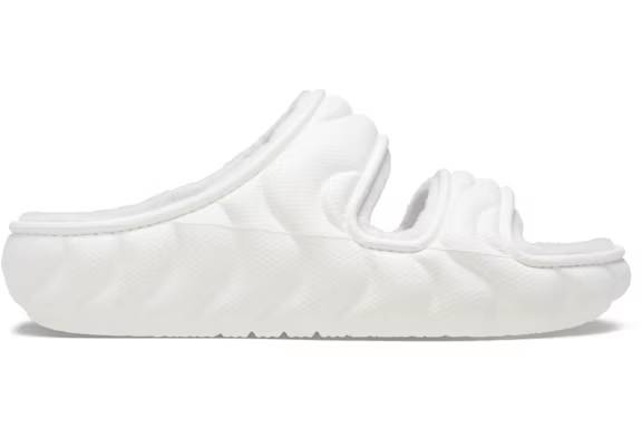 crocs classic cozzzy overpuff sandal white – Crocs Sandals Collection for Comfort and Style