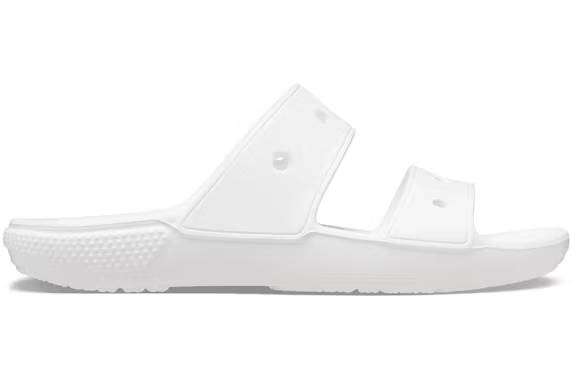 crocs classic double band slide sandals white – Crocs Sandals Collection for Comfort and Style