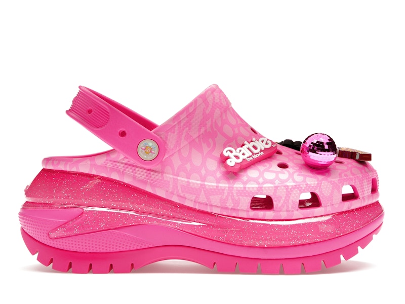 crocs classic mega crush clog barbie the movie electric pink – Crocs Sandals Collection for Comfort and Style