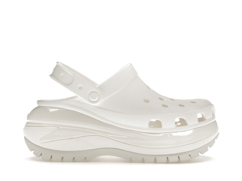 crocs classic mega crush clog white – Crocs Sandals Collection for Comfort and Style