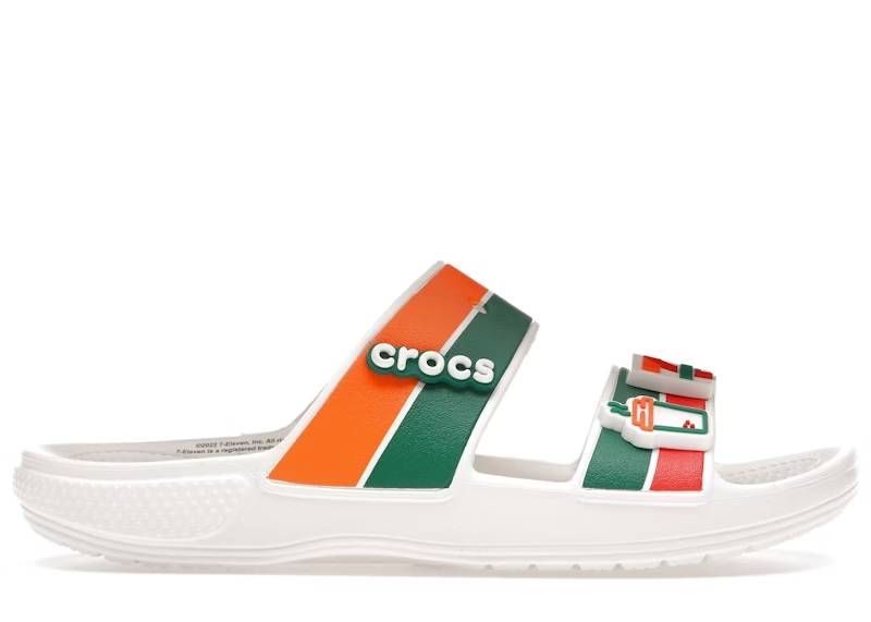 crocs classic sandal 7-eleven white – Crocs Sandals Collection for Comfort and Style