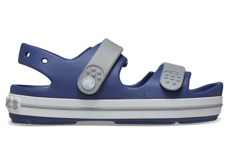 crocs crocband cruiser sandal bijou blue light grey kids – Crocs Sandals Collection for Comfort and Style