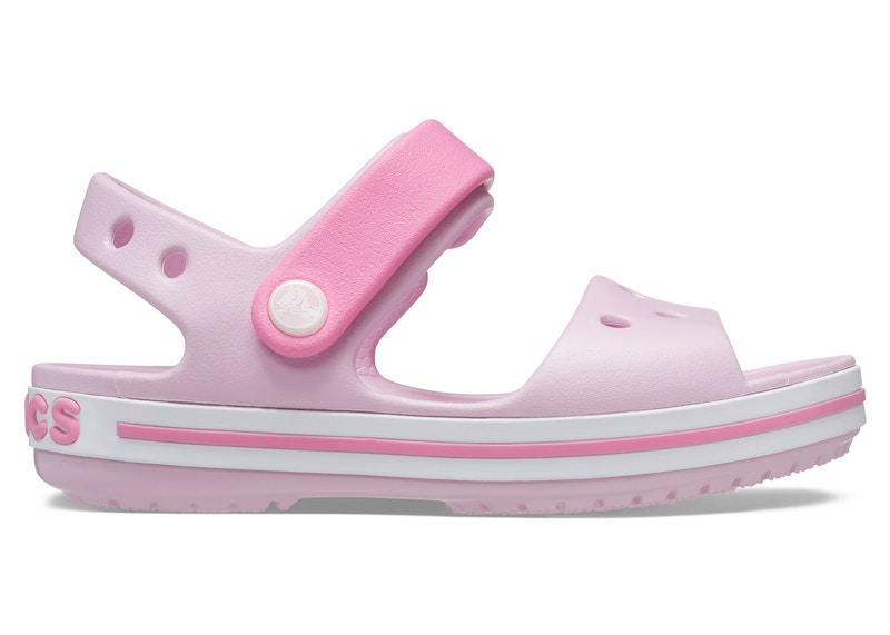 crocs crocband sandal ballerina pink kids – Crocs Sandals Collection for Comfort and Style