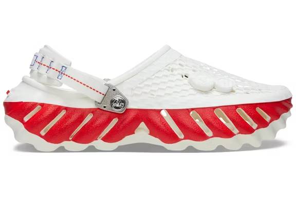 crocs echo clog kanghyuk white red – Crocs Sandals Collection for Comfort and Style