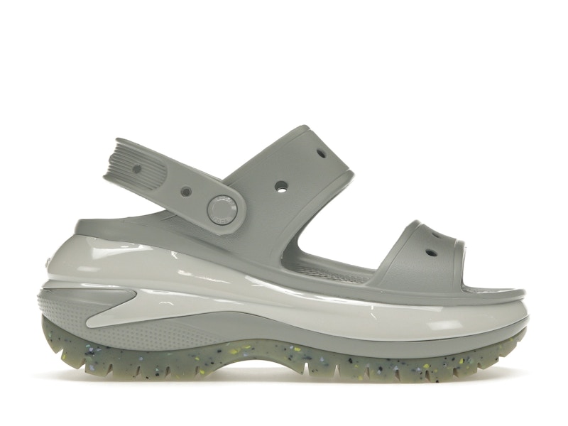 crocs mega crush sandal light grey – Crocs Sandals Collection for Comfort and Style