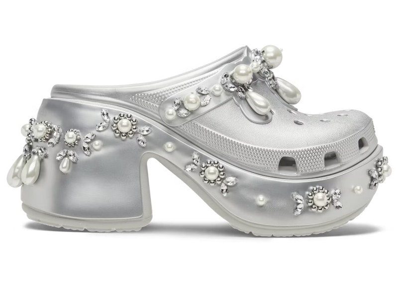crocs siren clog simone rocha spiked silver – Crocs Sandals Collection for Comfort and Style