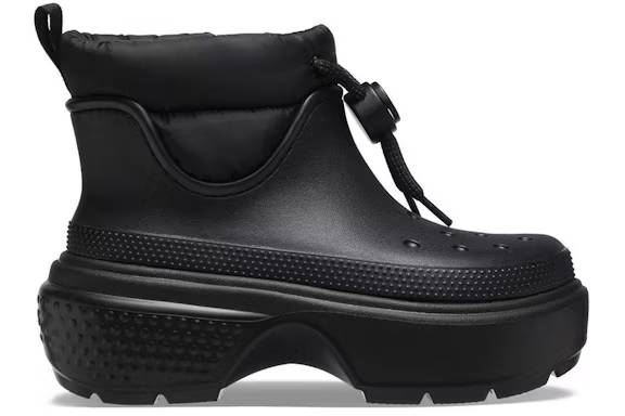 crocs stomp puff boot black – Crocs Sandals Collection for Comfort and Style